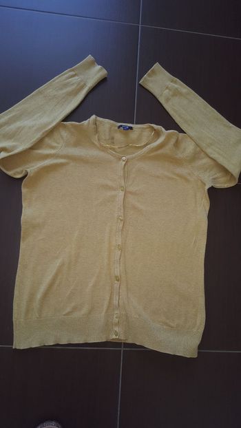 Gilet moutarde T44