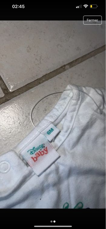 T-shirt court bébé