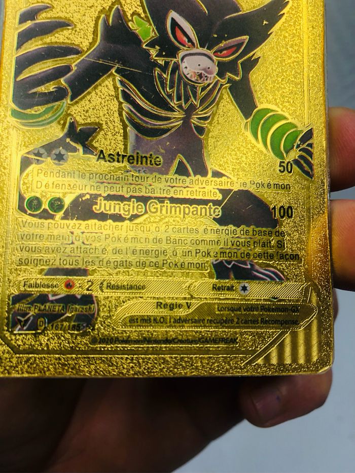 Carte Pokémon or Zarude V - photo numéro 2