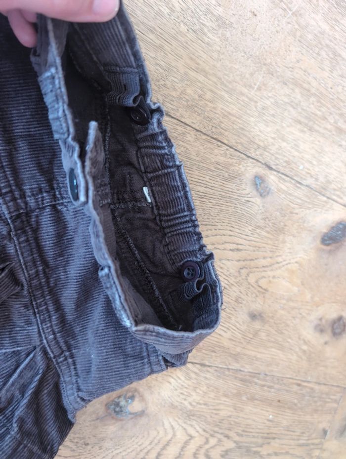 Jupe velours marron 3 ans - photo numéro 2