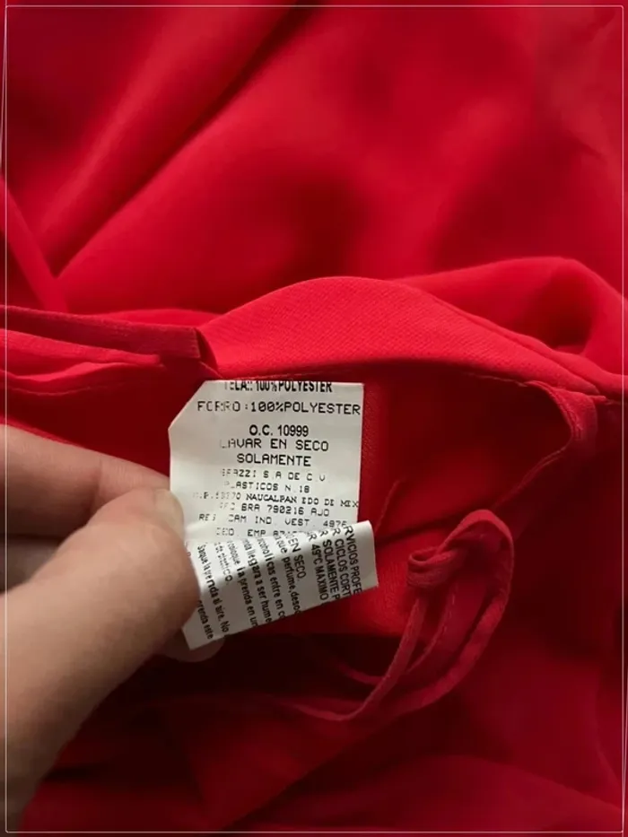 Robe longue rouge dos nu lacé Eva Brazzi - photo numéro 8