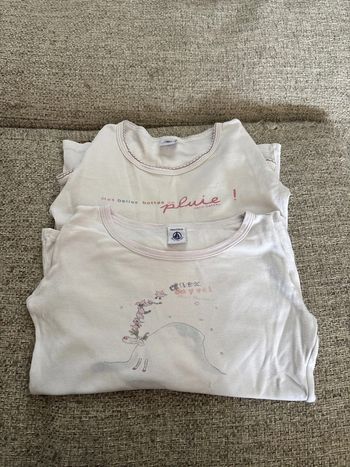3 maillots de corps petit bateau 8 ans