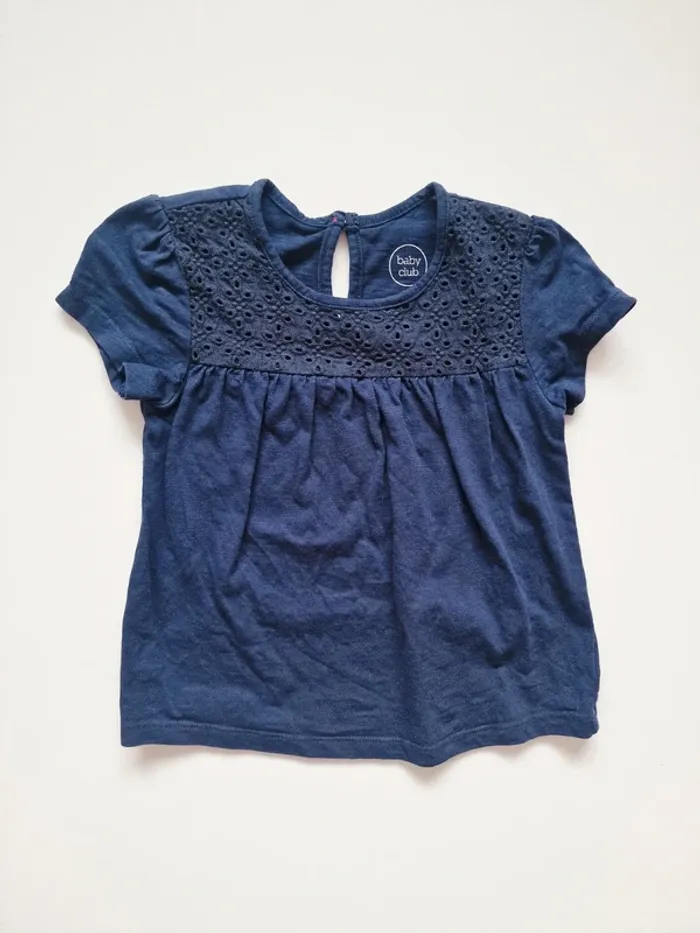 Baby Club - Tee-shirt manches courtes, col rond - Coton biologique (3 ans)