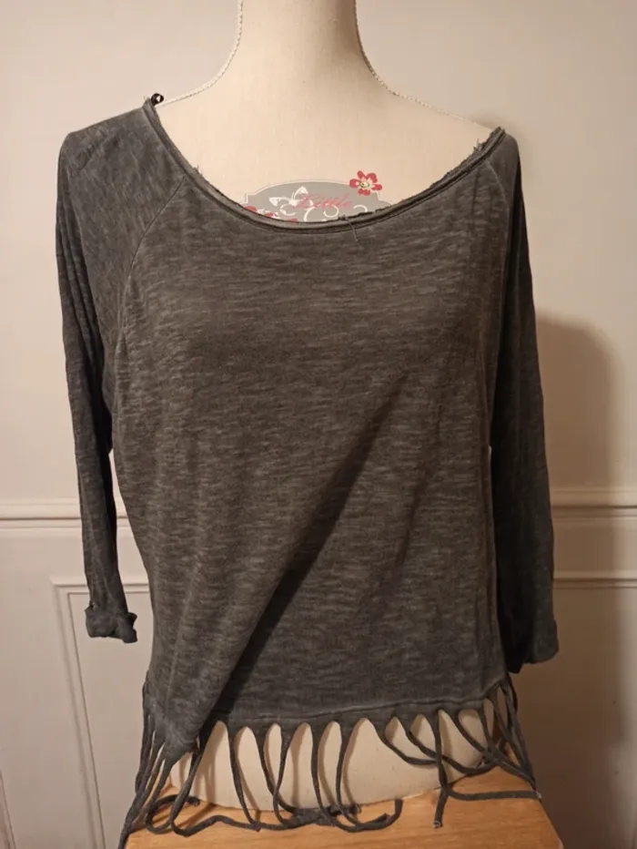 Haut femme à franges t 40