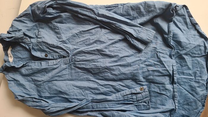 Lot de 2 robes chemises en jean 9/10ans - photo numéro 3