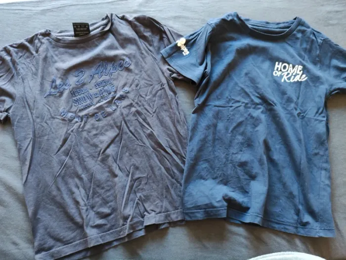 Lot de deux tee-shirts manches courtes les 2 Alpes - photo numéro 2