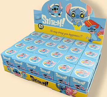 🎁 Lot de 24 mini figurines porte-clés Stitch – Idéal calendrier de l' Avent & cadeaux 🎉