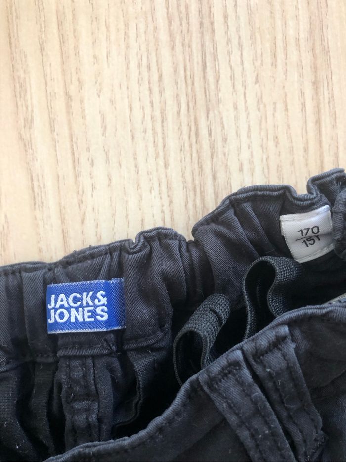 Pantalon cargo noir jack and jones - photo numéro 2