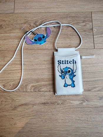 Sac tour de cou pochette téléphone Pochette bandoulière Stitch Disney