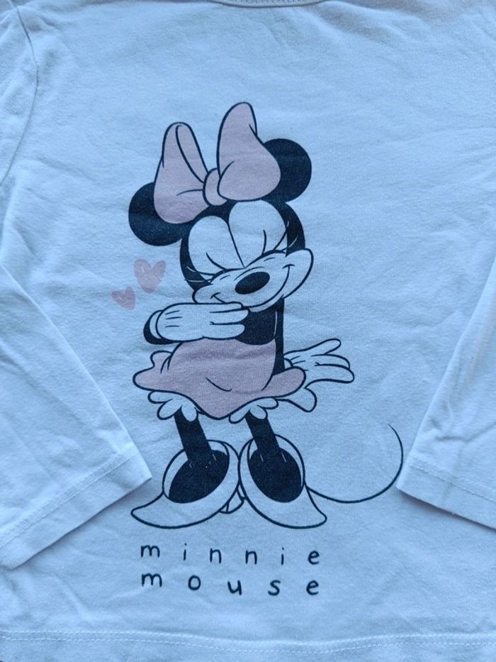 Tee shirt chemise manches longues Fille 18 mois Minnie mouse Disney Baby - photo numéro 4