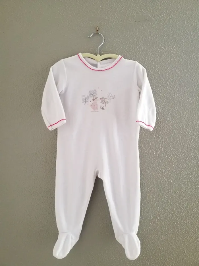 Pyjama velour petit bateau 12 mois