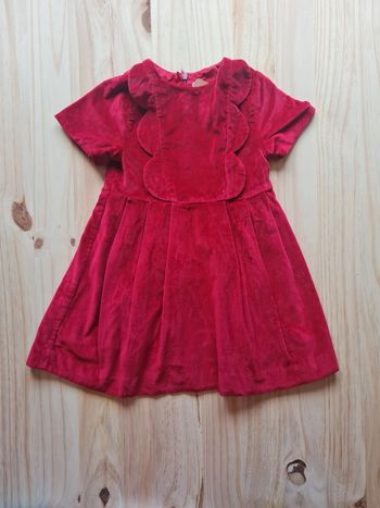 Robe velours Jacadi 3 ans