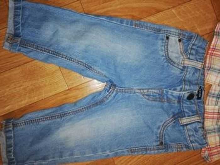 Jeans chemise 12 mois - photo numéro 2