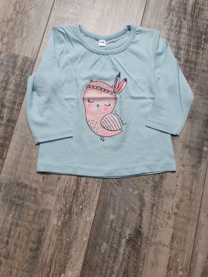 Lot de 3 tee shirt 12 mois - photo numéro 2