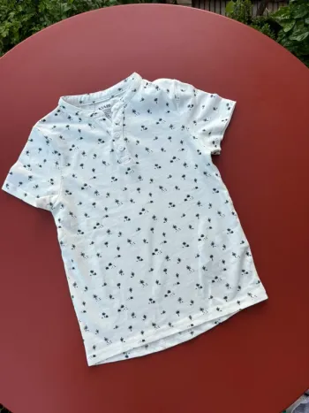 T-shirt col tunisien