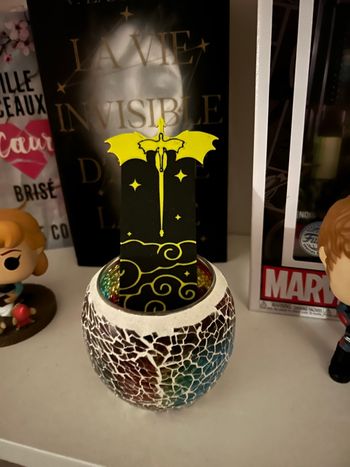 Marque-page dragon – inspiré Fourth Wing / Iron Flame – impression 3D