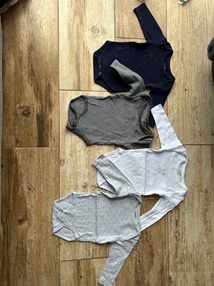 Body (lot de 4) - 3 mois