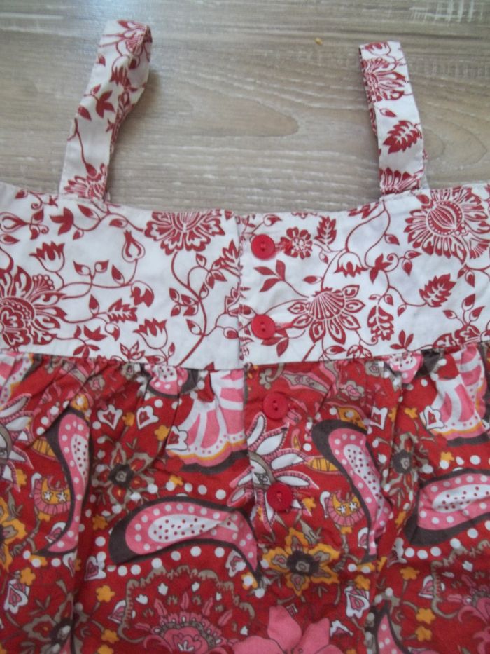 Blouse à bretelles O'kids arabesque 6 ans - photo numéro 3