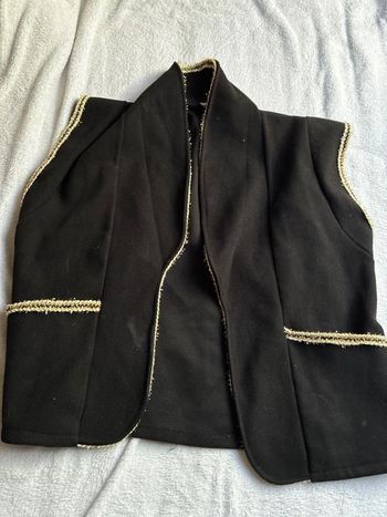 Veste noir sans manche