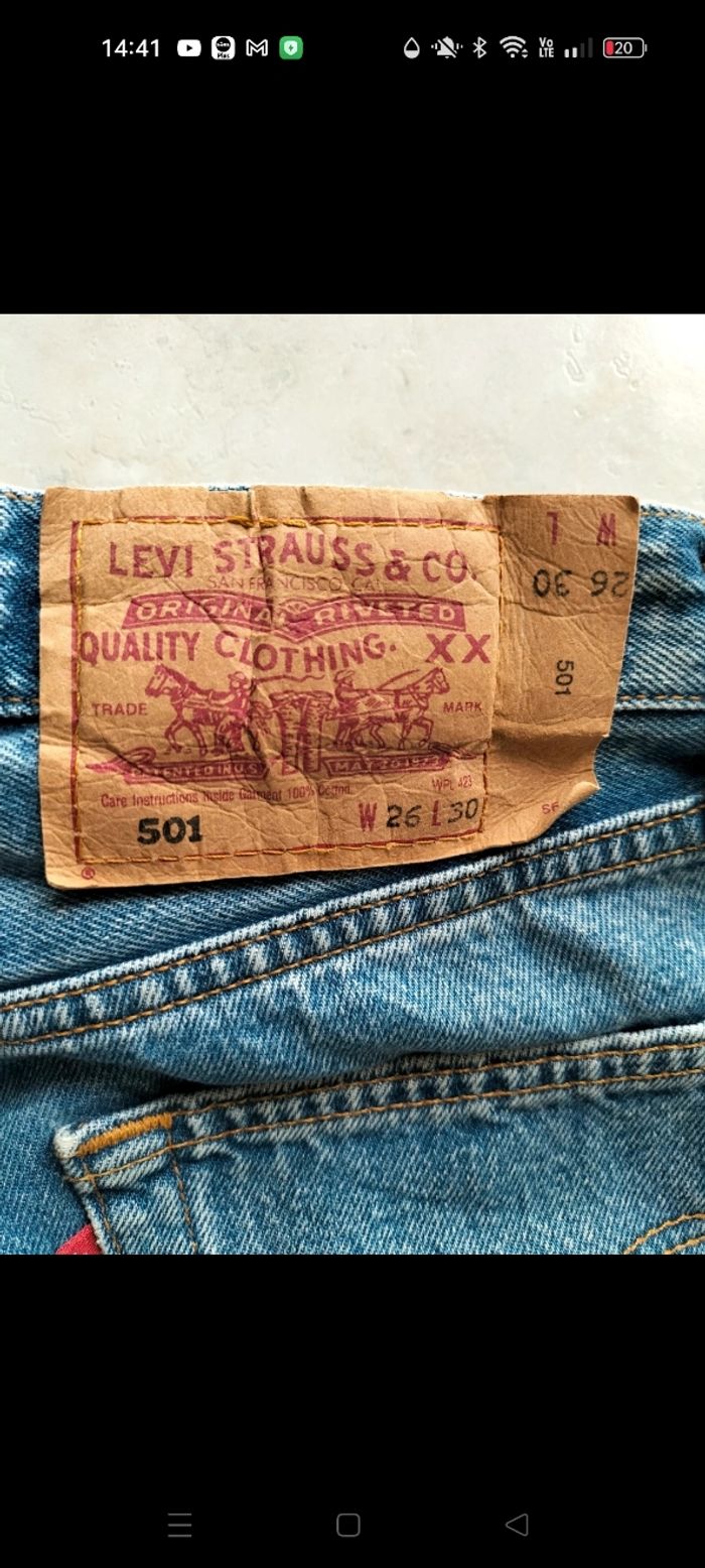 Levi's 501 W26 L30 - photo numéro 6