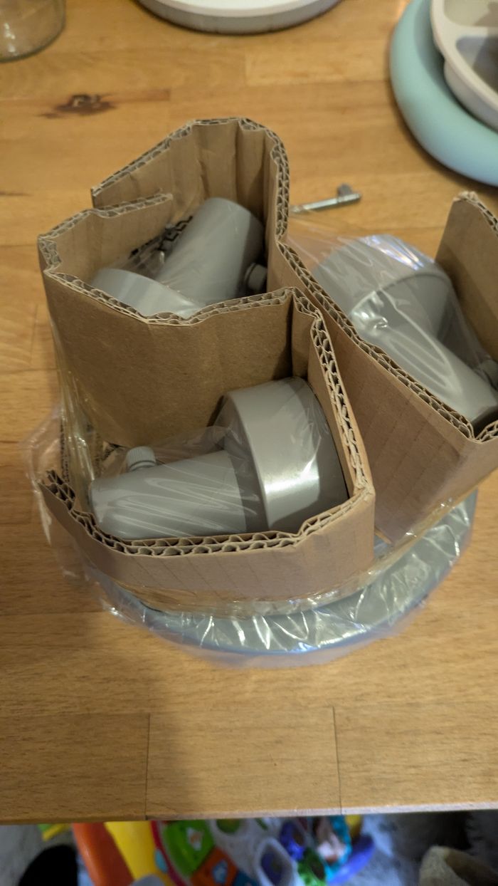 Luminaire gris - photo numéro 5