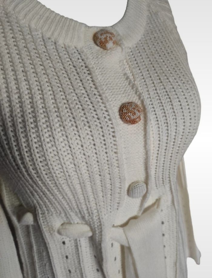 Long cardigan en laine - photo numéro 3