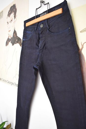 jeans brut bleu foncé