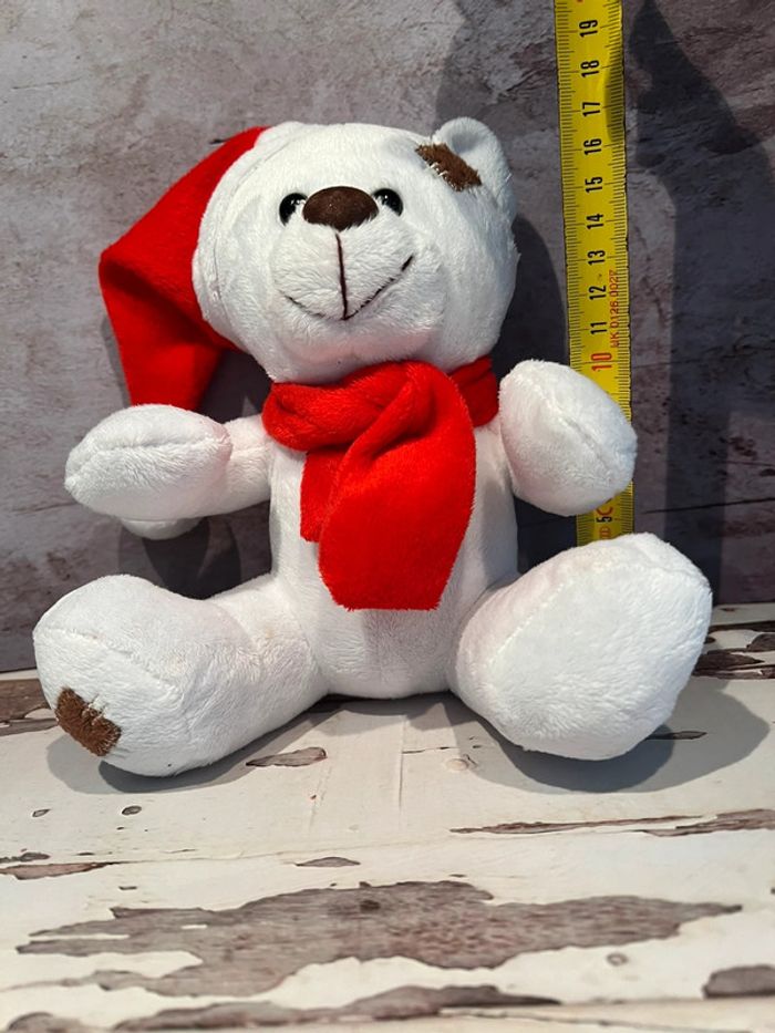 Ours peluche de Noël - photo numéro 2