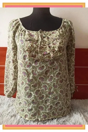 Blusa estampada 🌸chemisier imprimé