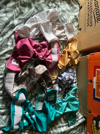 Lot 6 couche berceau  + deux flexi 