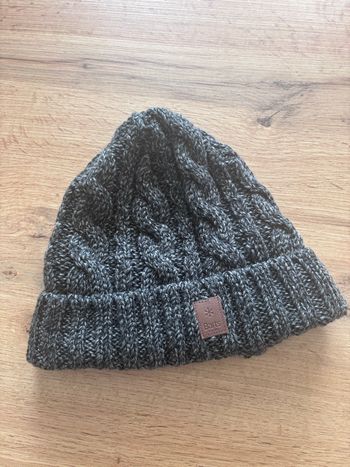 Bonnet homme gris Barts torsades 