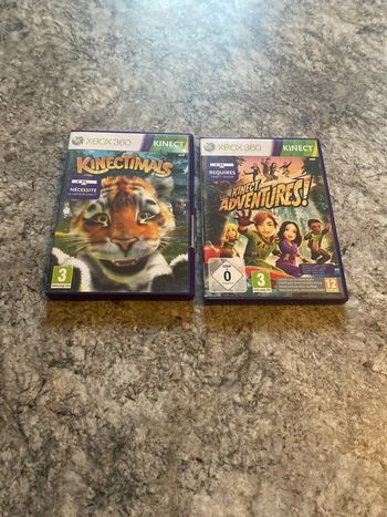 Lot 2 jeux Kinect Xbox 360