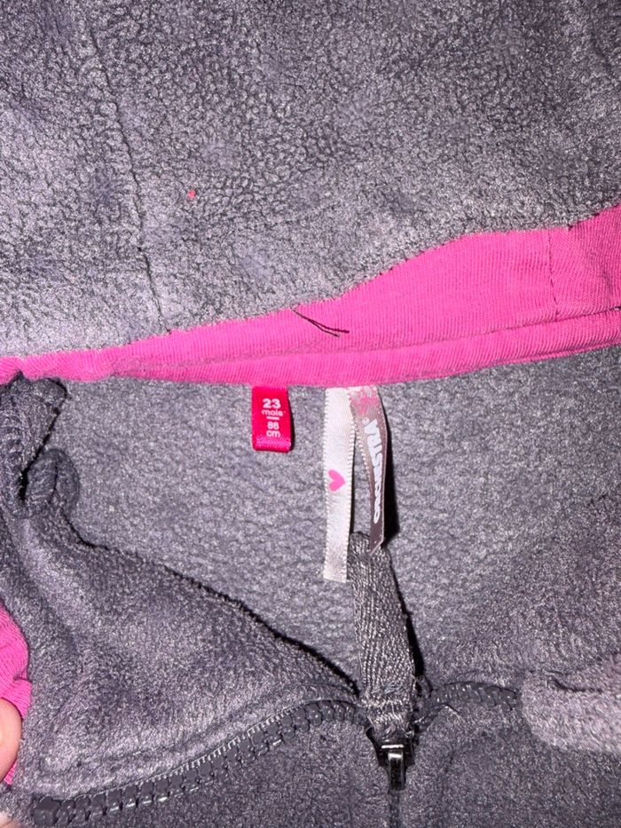 Veste polaire fille 24mois - photo numéro 3