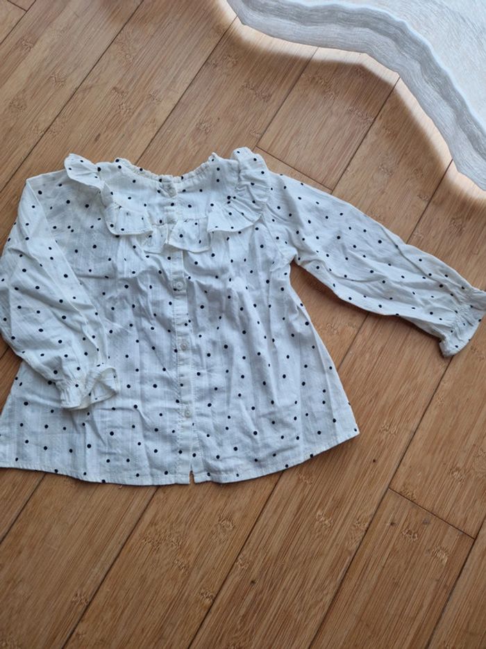Blouse/ chemisier fille 3/4 ans Zara - photo numéro 3