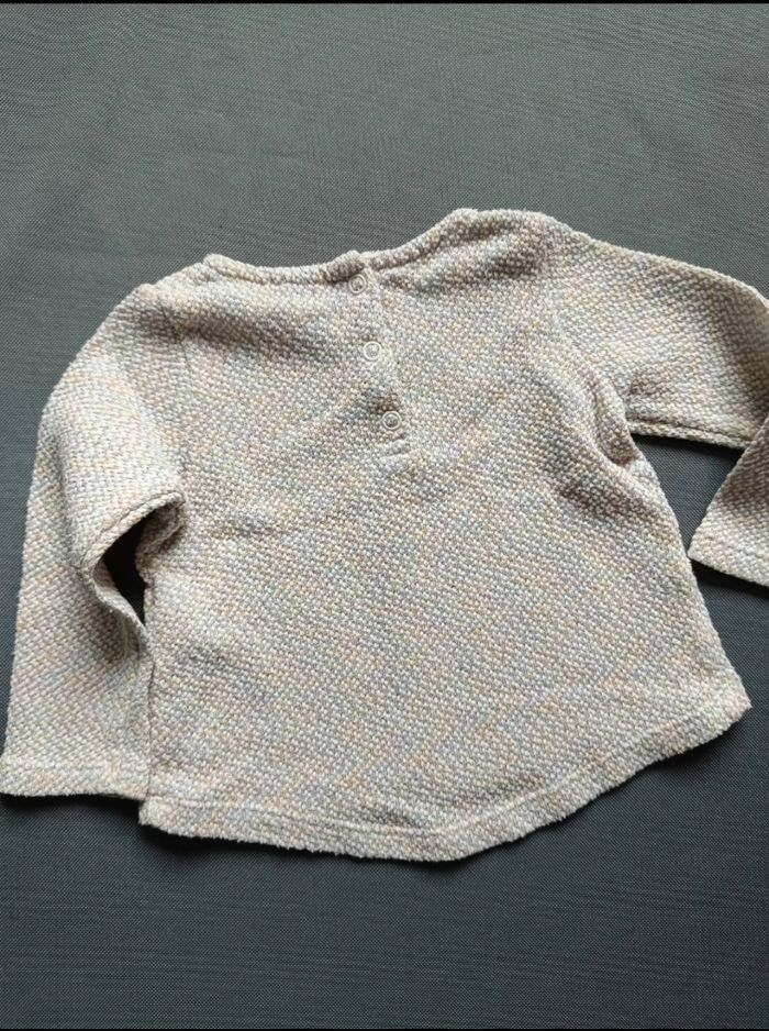 Pull fin motif Tour Eiffel 💕 Taille 9 mois - photo numéro 5