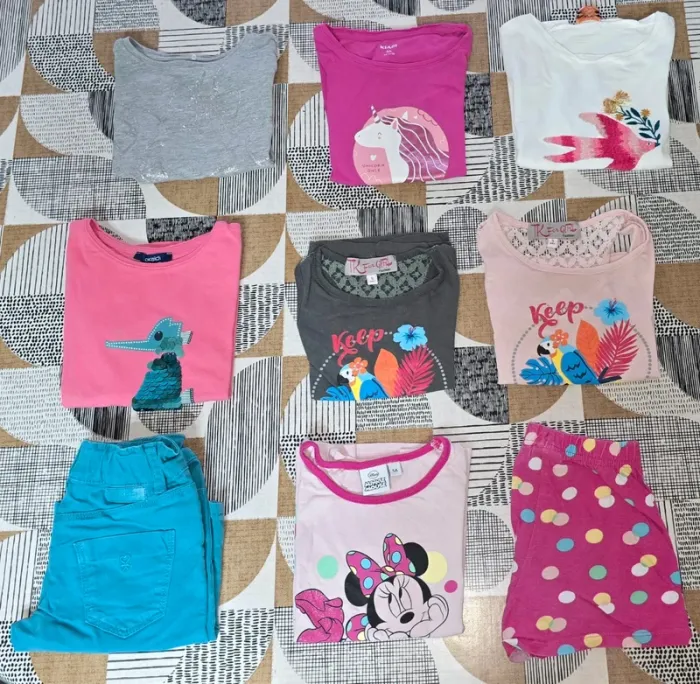 Lot été, fille, 5 ans