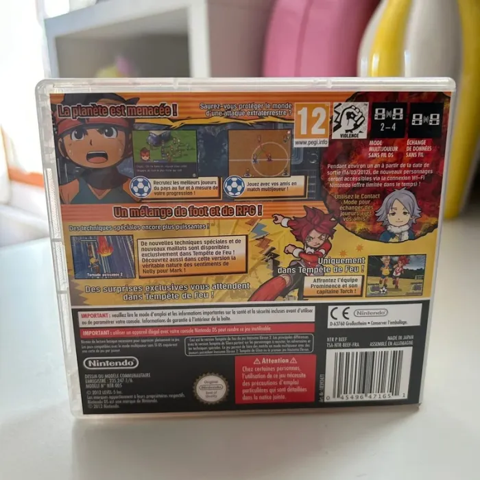 Jeu nintendo ds inazuma eleven 2 tempête de feu - photo numéro 2