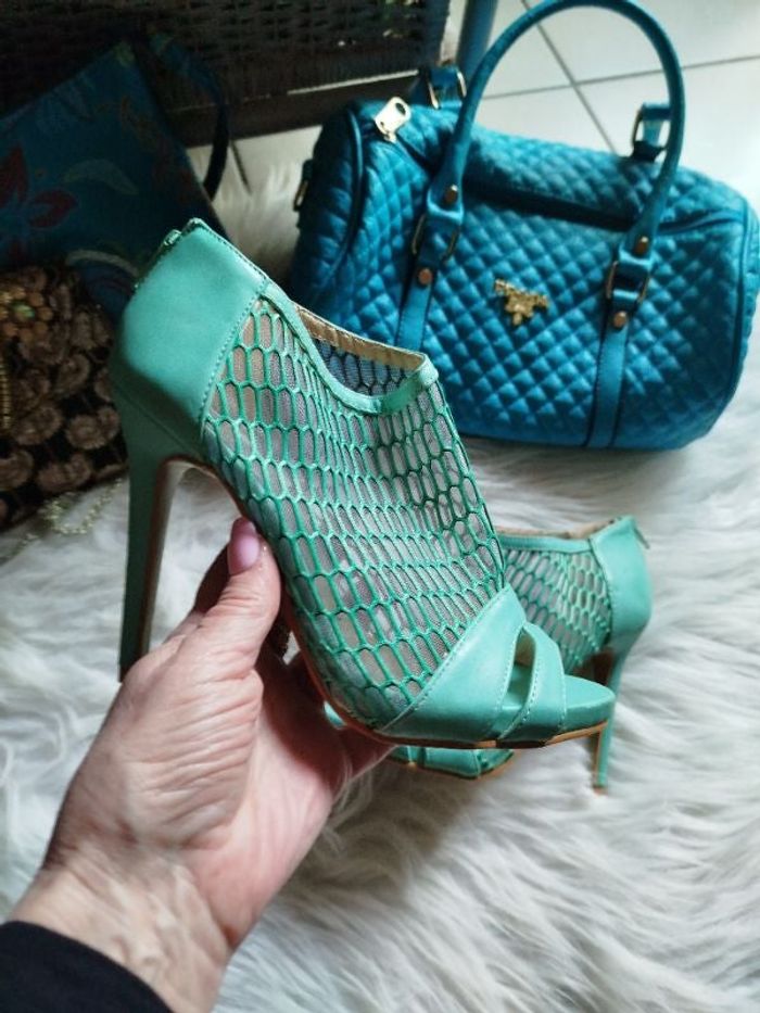 Sandales Turquoise Cink Me neuve