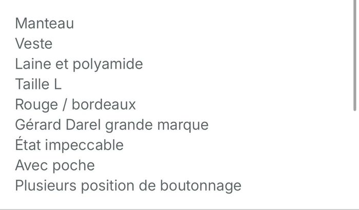 Manteau Gérard Darel - photo numéro 10