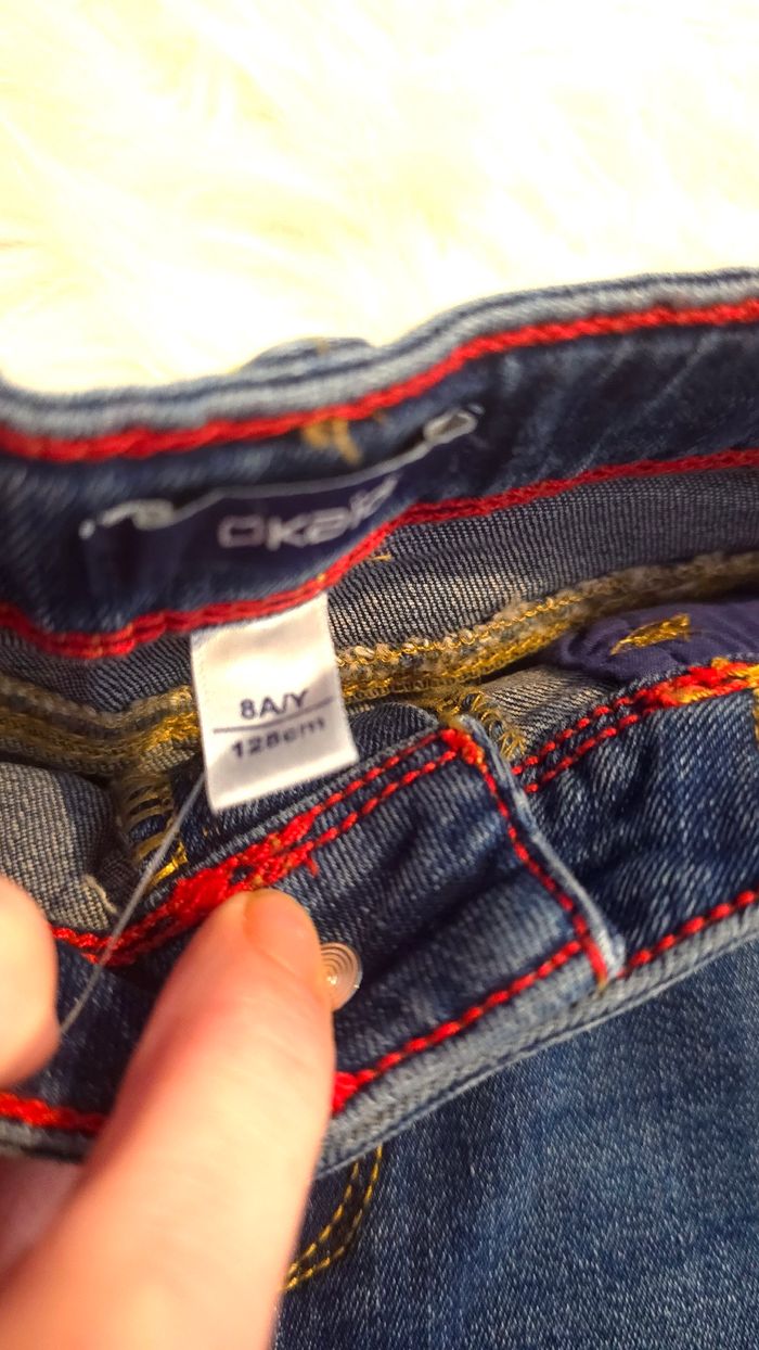 (Neuve non portée) jupe en jeans 8ans Fille - photo numéro 6