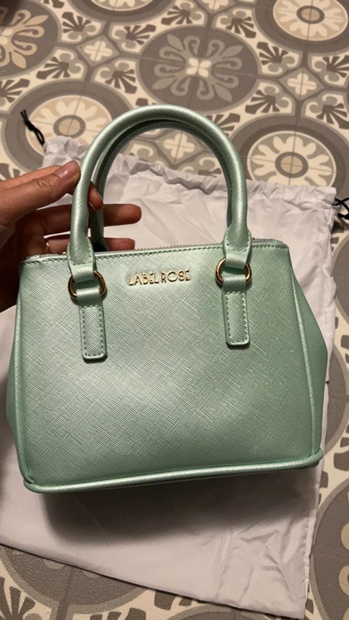 Sac à main vert d’eau - photo numéro 2