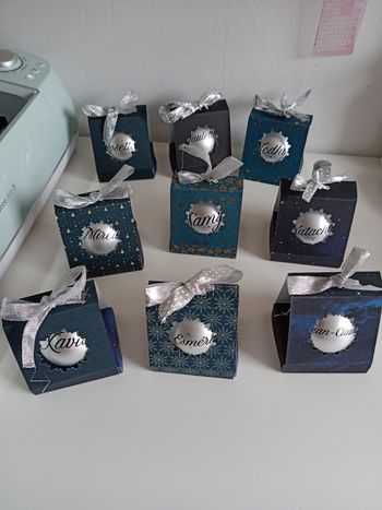 Boule de Noël personnalisé avec boîte