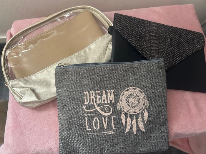 Lot 3 pochettes de soirée