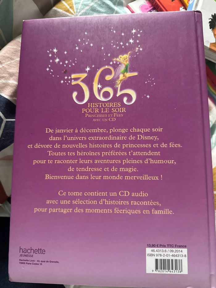 Livre, 365 histoire pour le soir, princesse et fée - photo numéro 2