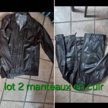 Lot veste en cuir