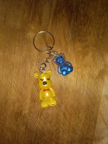 Porte clé ourson résine epoxy
