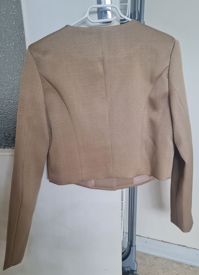 Veste blazer a bouton doré neuf taille xs34 - photo numéro 3