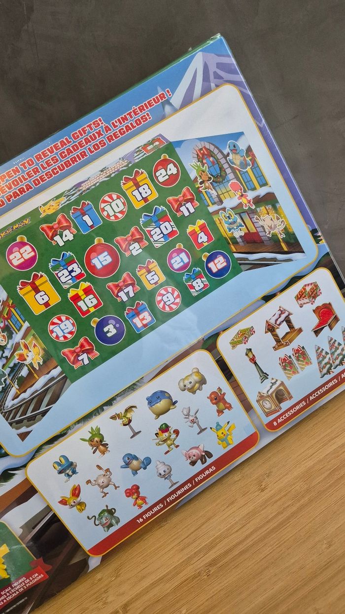 Calendrier de l'avent Pokémon neuf - photo numéro 3