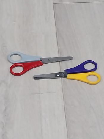 Lot de 2 ciseaux enfant (13 cm) pour gaucher
