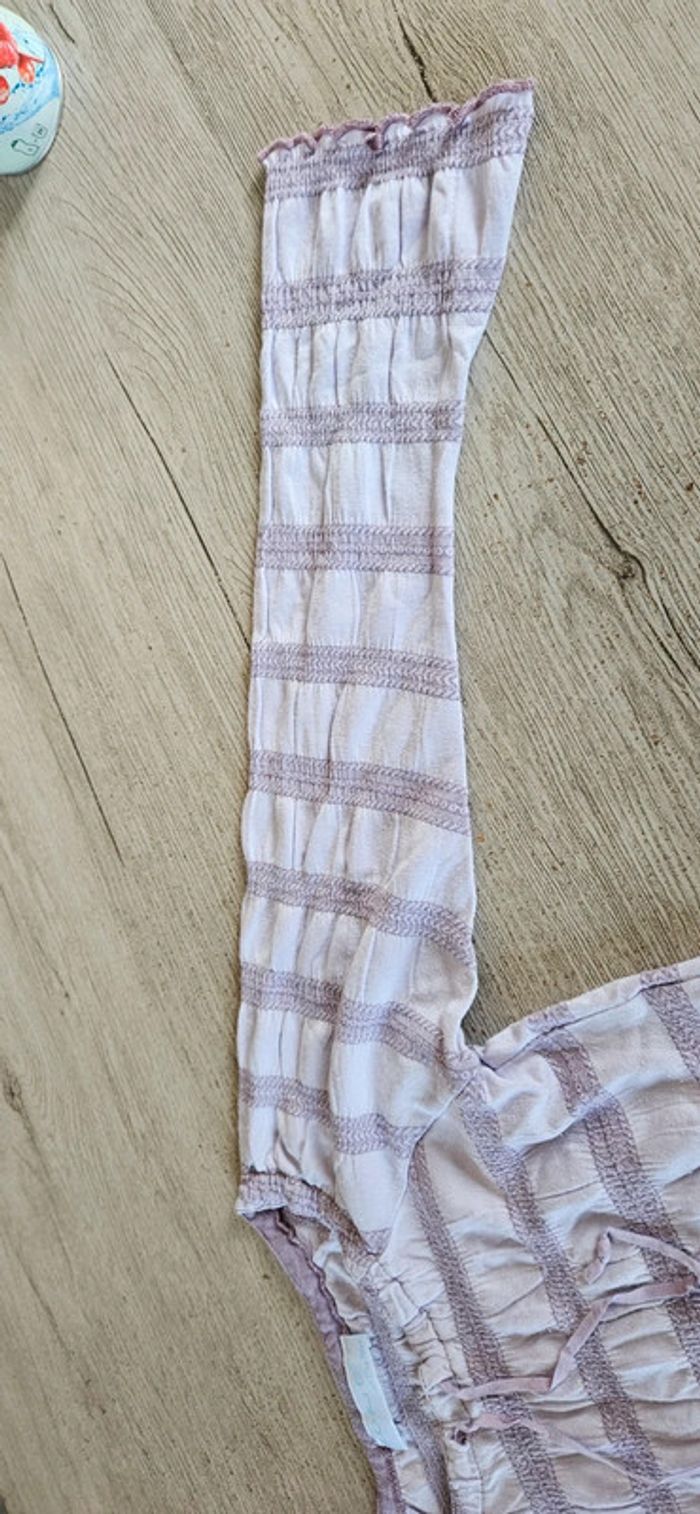 Blouse mauve/lila lignée, Lisa Rose, taille 6 ans, nickel - photo numéro 9